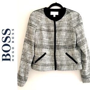 Hugo boss light tweed jacket EUC
